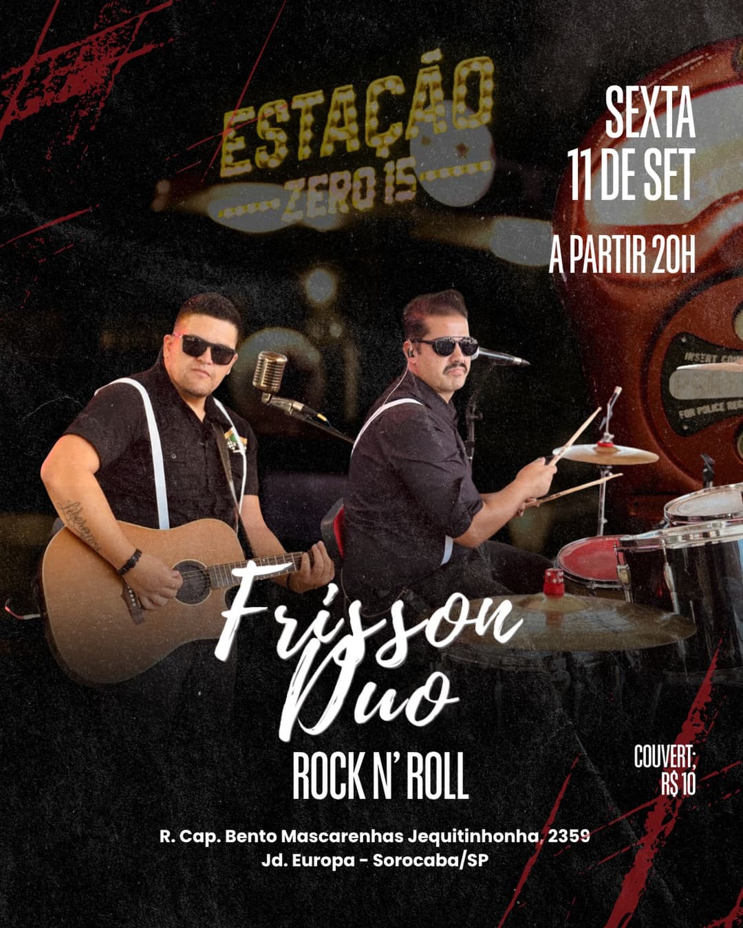 Flyer de Frisson Duo