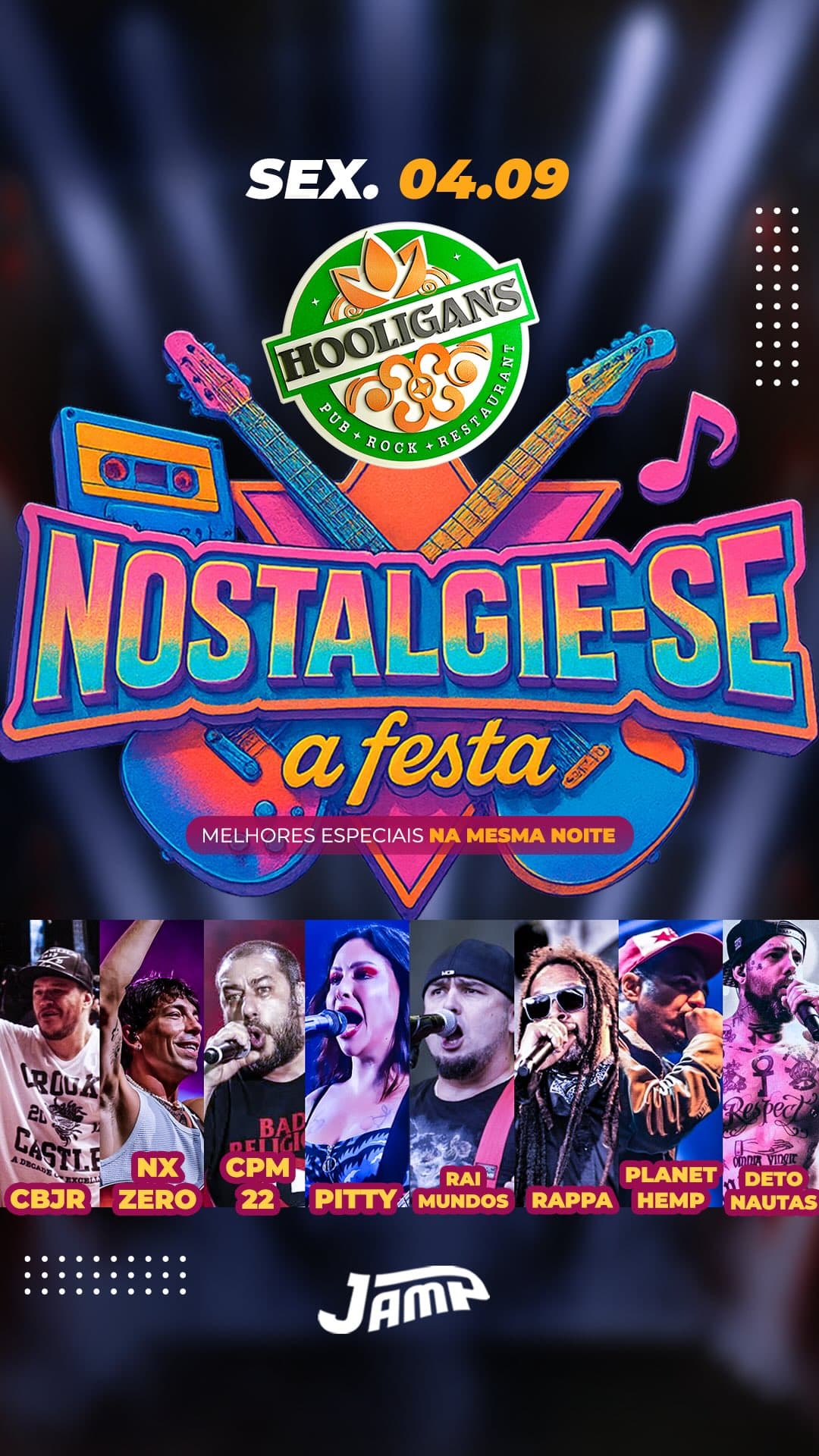 Flyer de JAMP