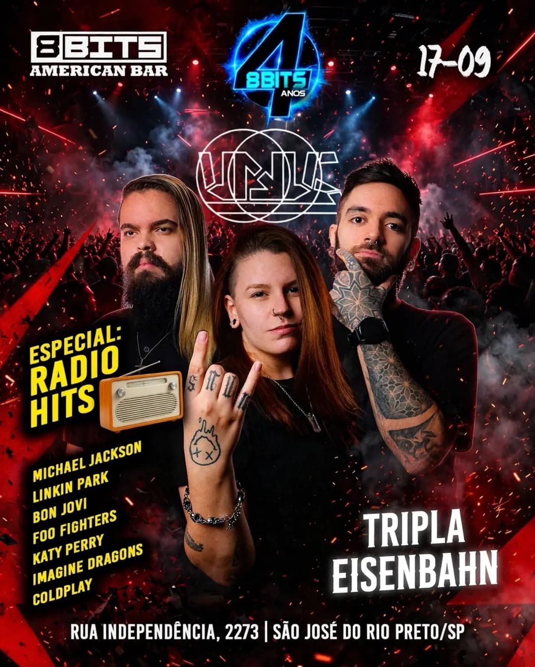 Flyer de Banda Unus