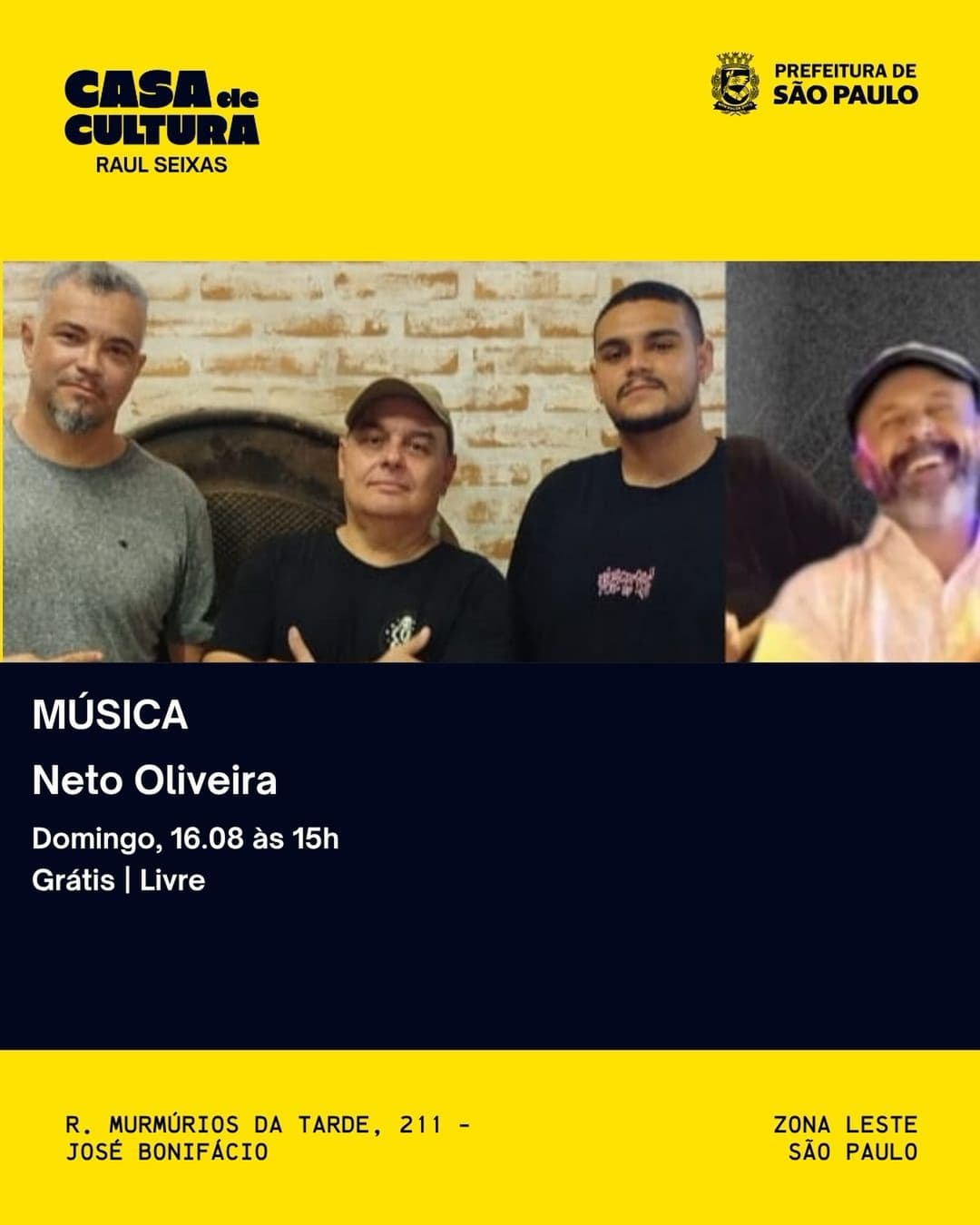 Flyer de Neto Oliveira
