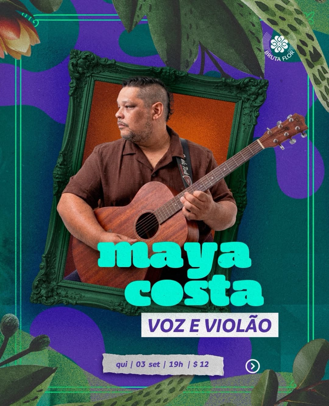 Flyer de Maya Costa