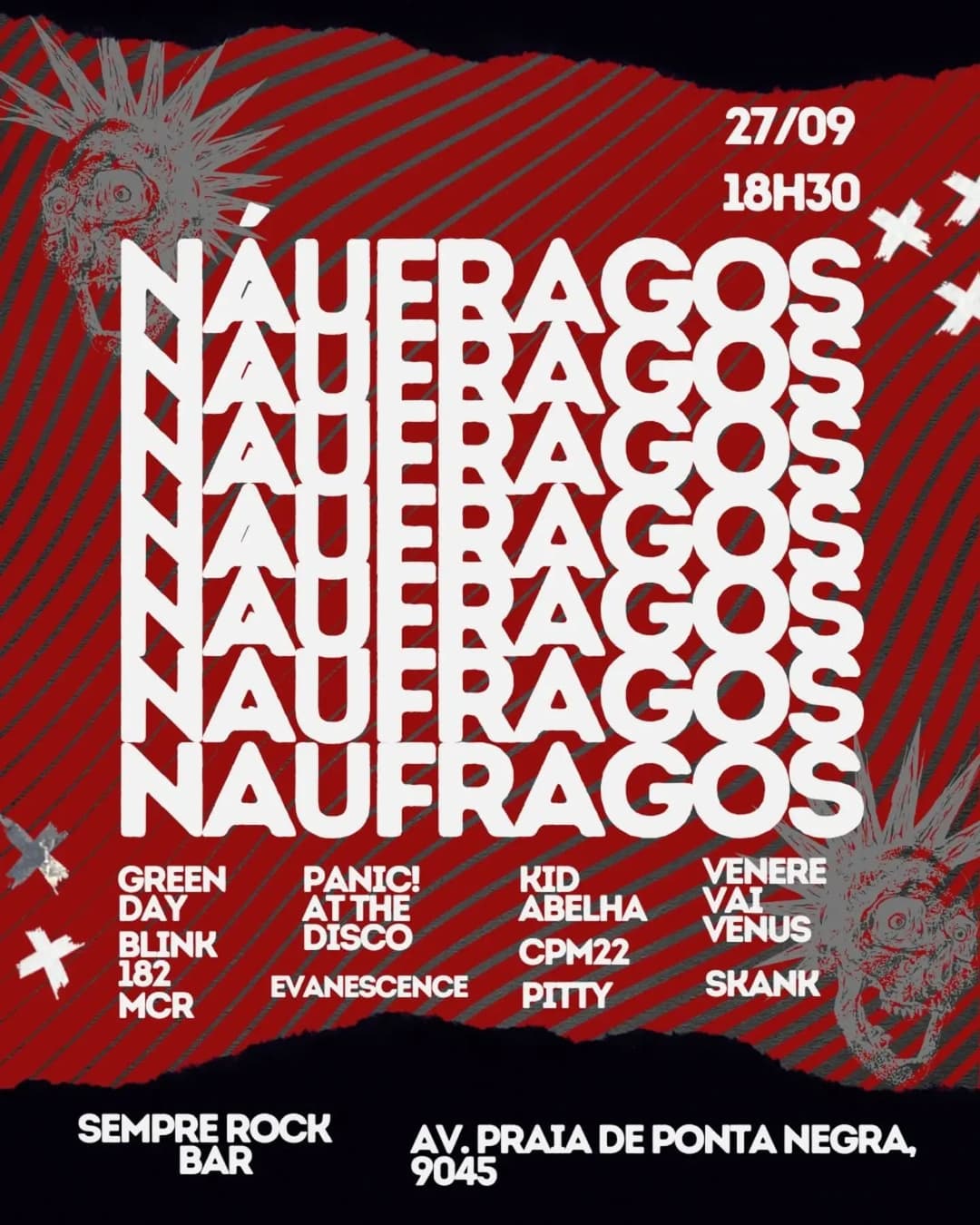 Flyer de Náufragos