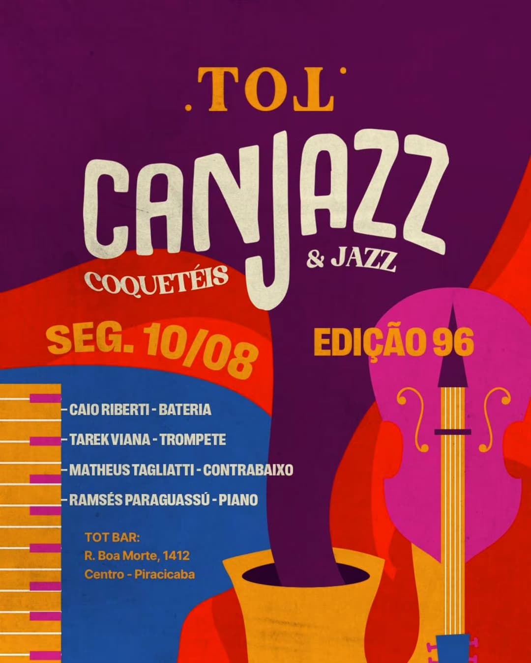 Flyer de Canjazz Piracicaba