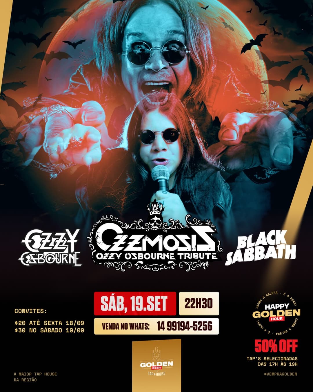 Flyer de Ozzmosis