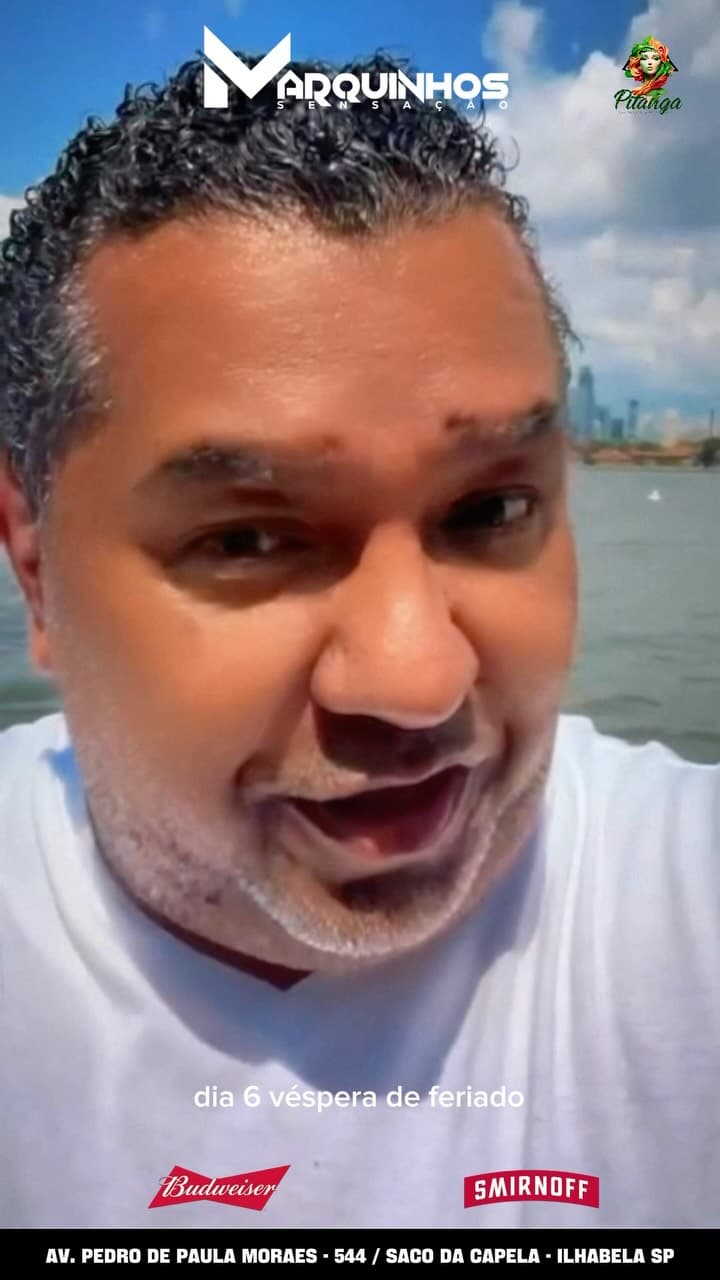 Flyer de Marquinhos Sensação e Banda
