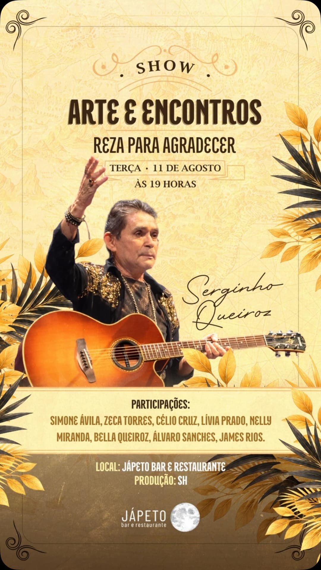 Flyer de Serginho Queiroz
