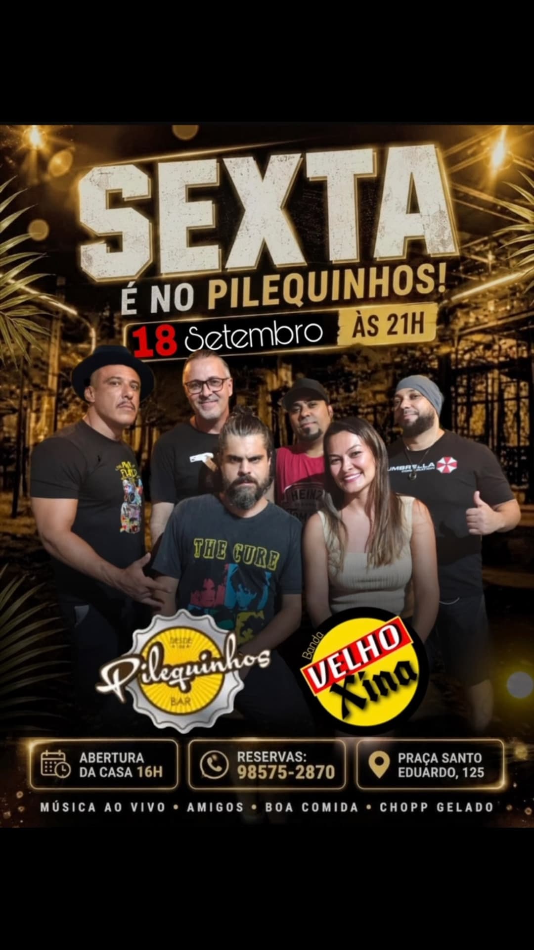 Flyer de Velho Xina