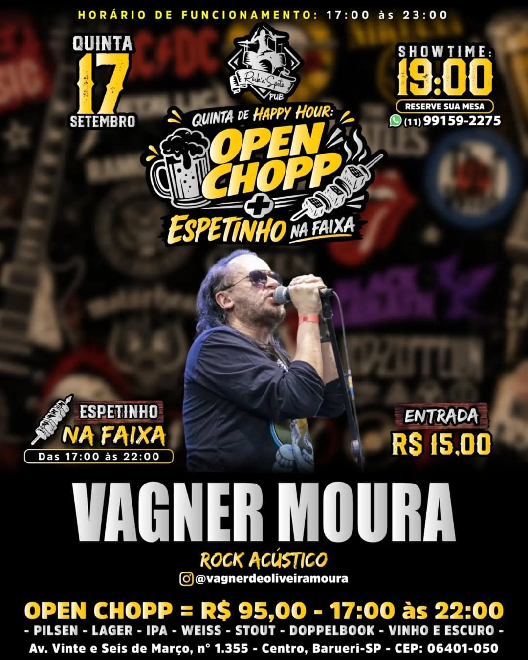 Flyer de Vagner de Oliveira Moura