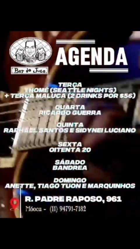 Flyer de Raphael Santos e Sidynei Luciano
