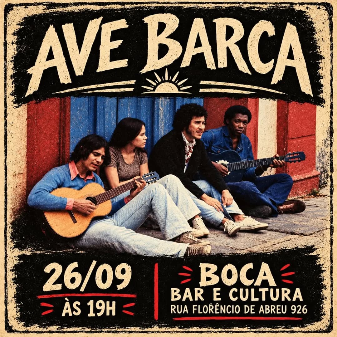 Flyer de Ave Barca