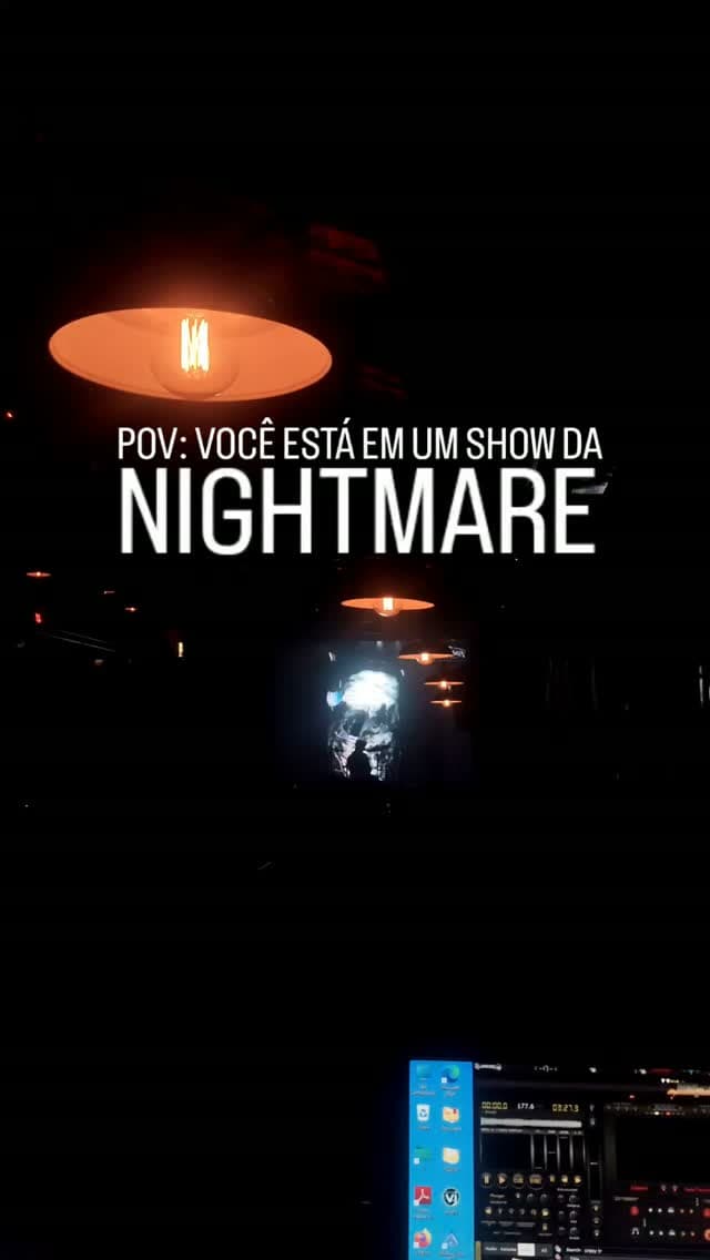 Flyer de Nightmare, π©ππ ππΌππ πΏπΌππΎπ e mais 2 artistas