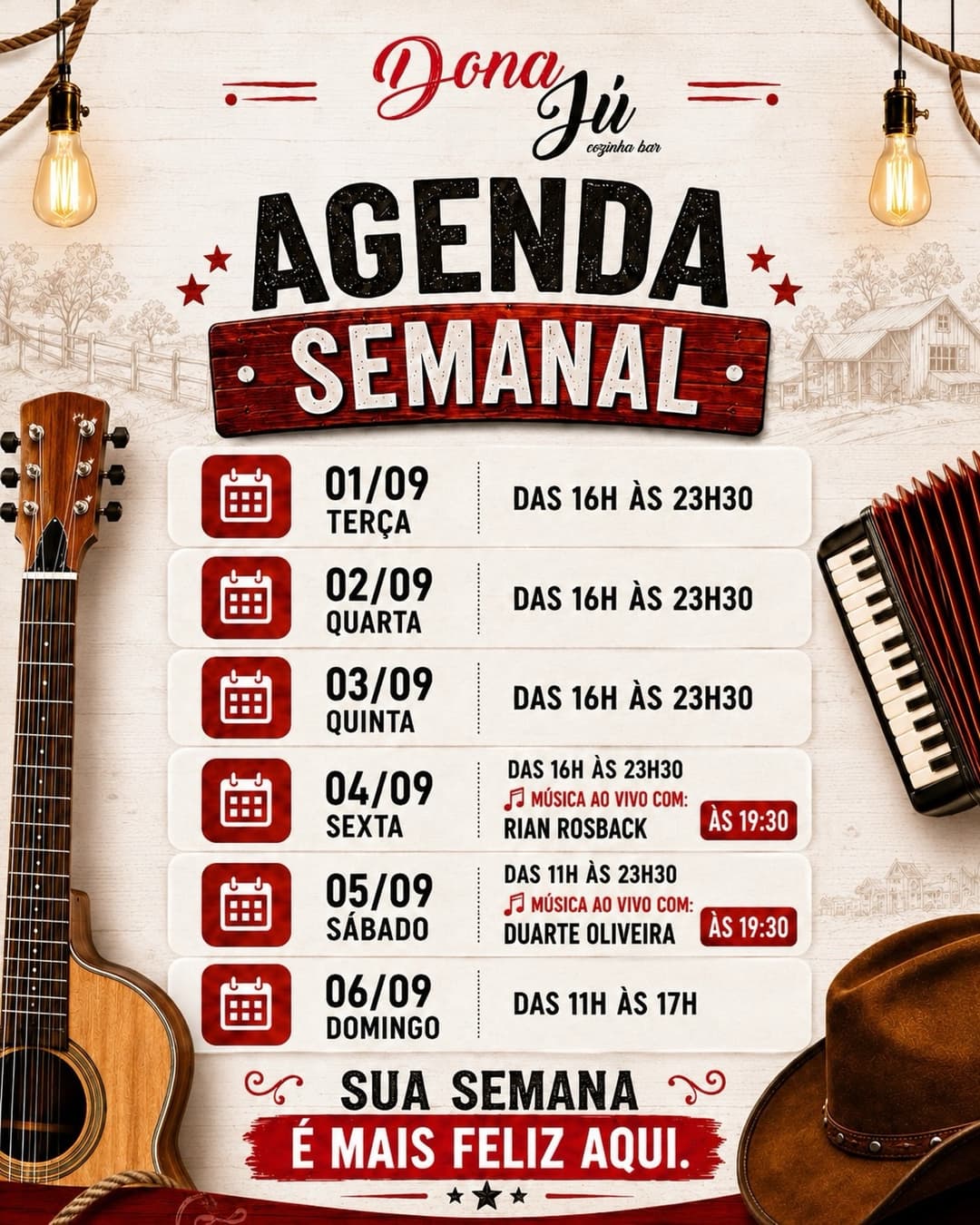 Flyer de Rian Rosback