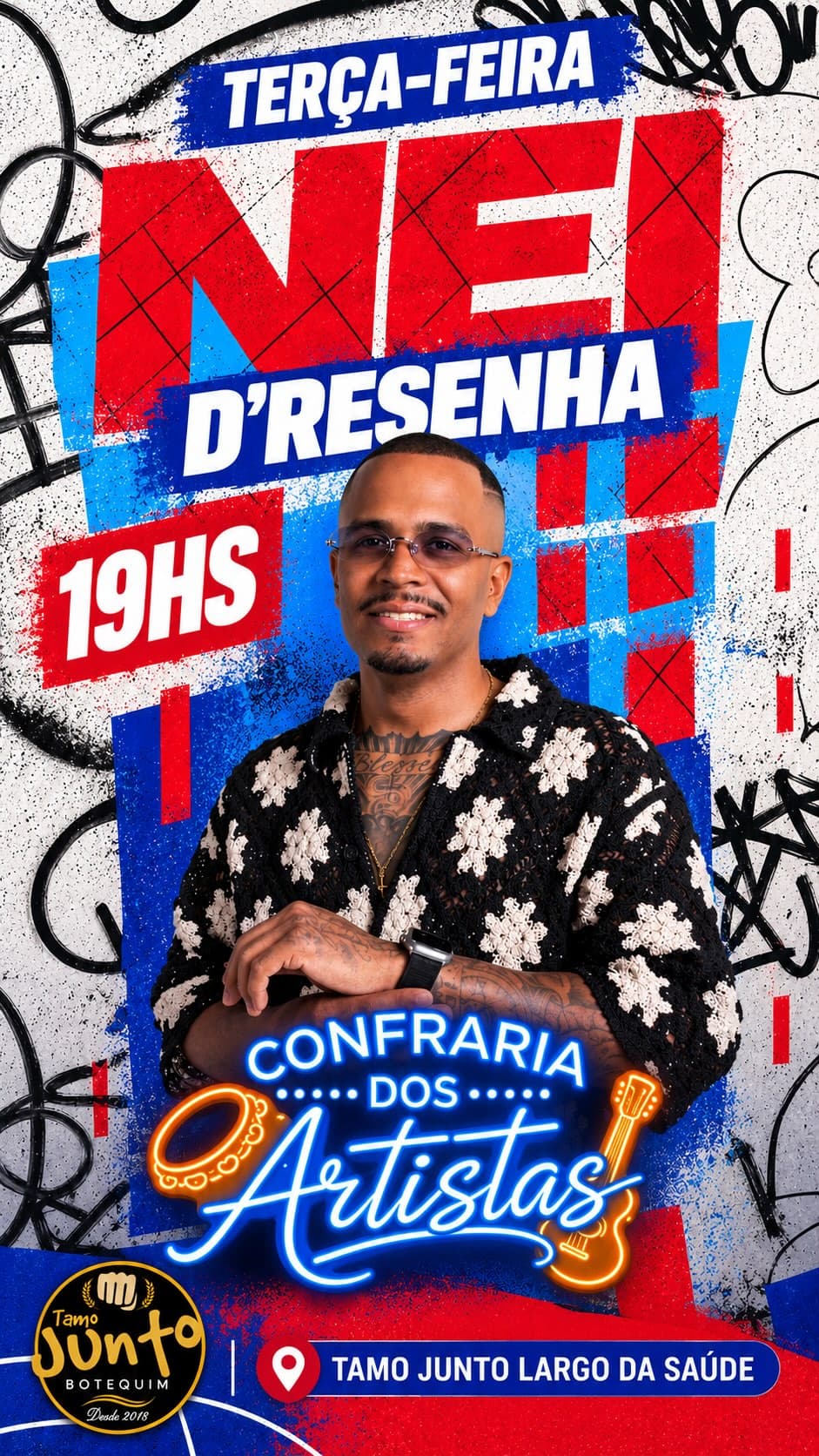 Flyer de Neidre Senha