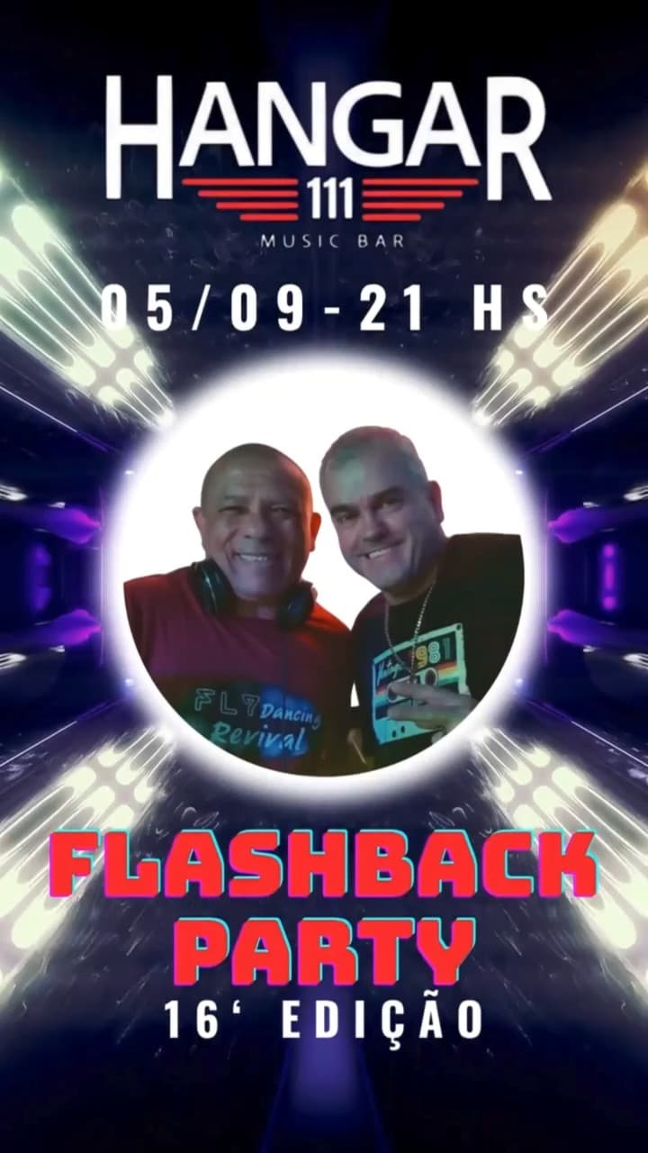 Flyer de DJ Puma e DJ Edison Vasques