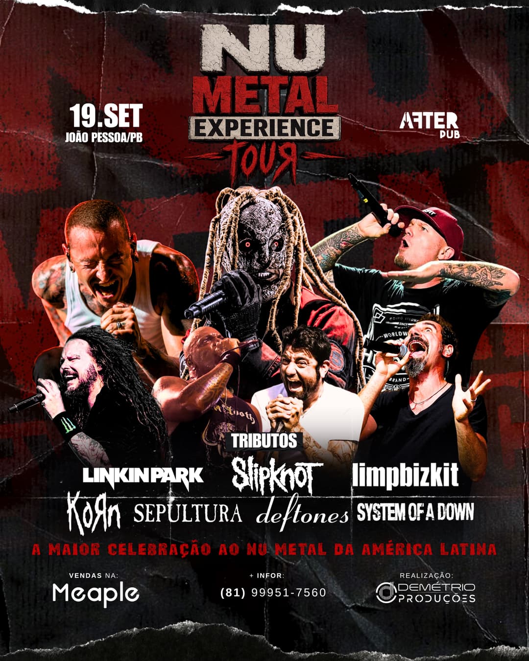 Flyer de Numetal Experience Tour