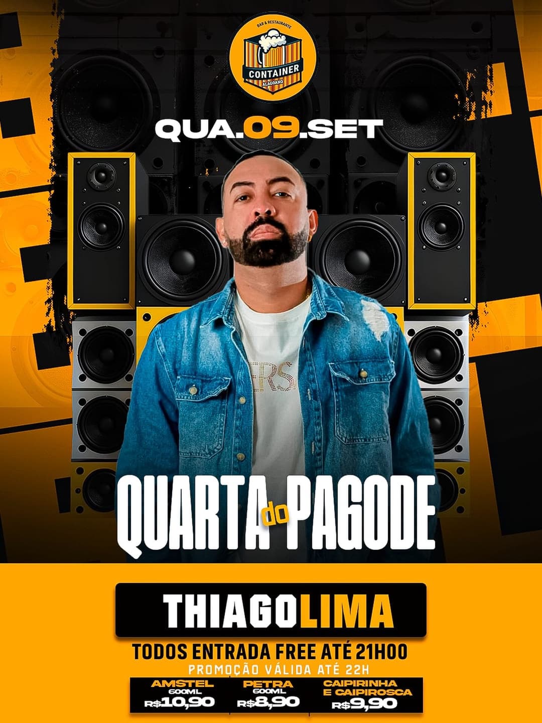 Flyer de Thiago Lima