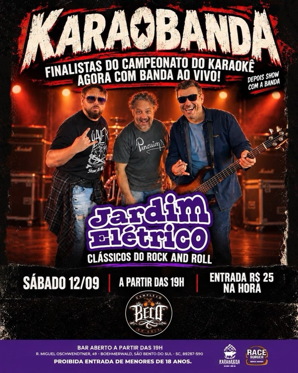 Flyer de Ivan Moser, Ræze, Jardim Elétrico e mais 7 artistas