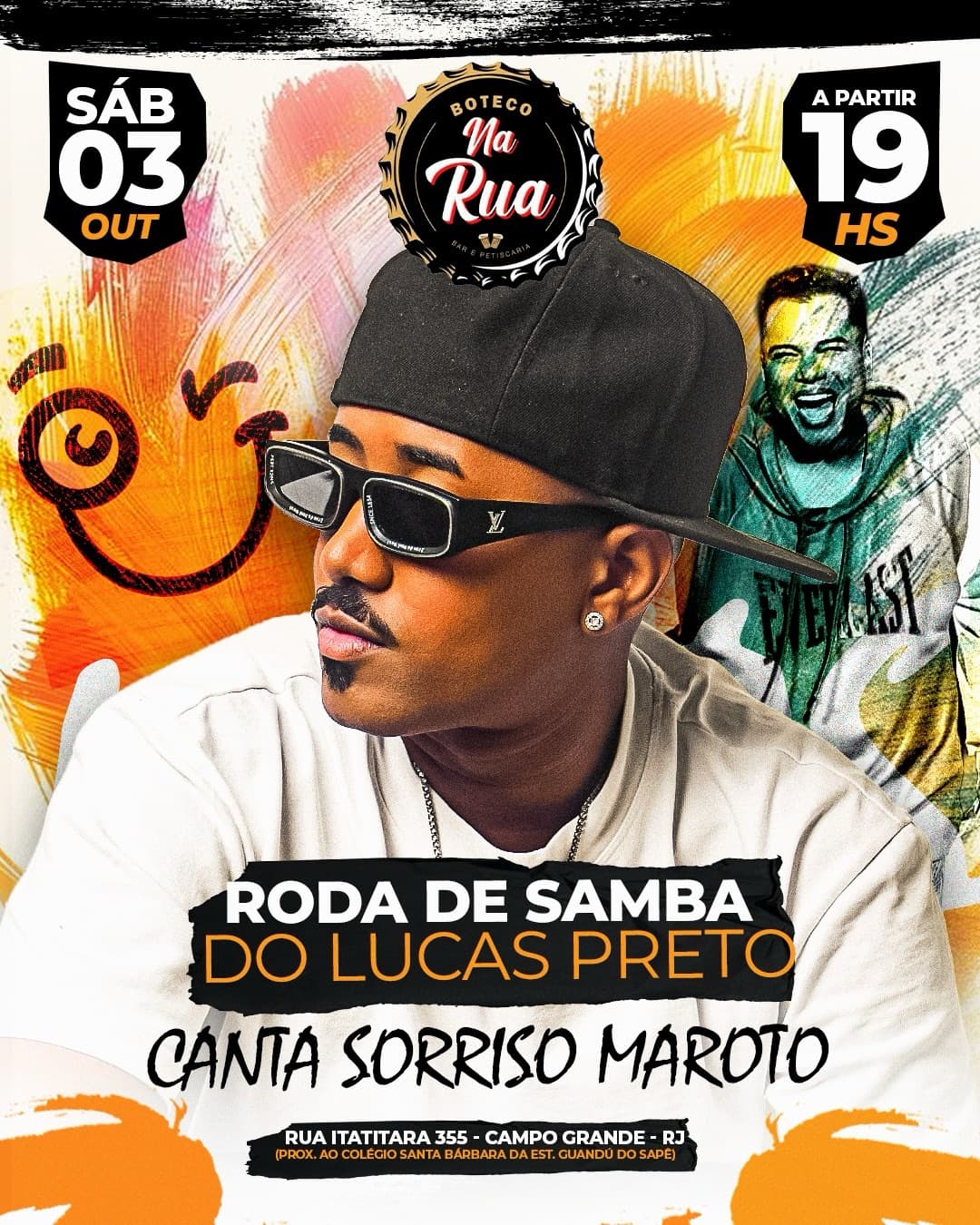 Flyer de Lucas Preto