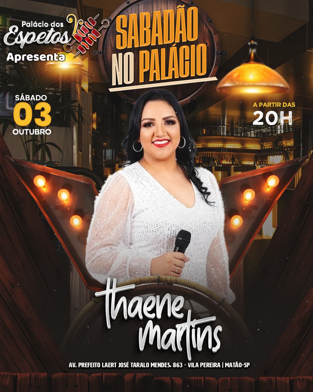 Flyer de Thaene Martins
