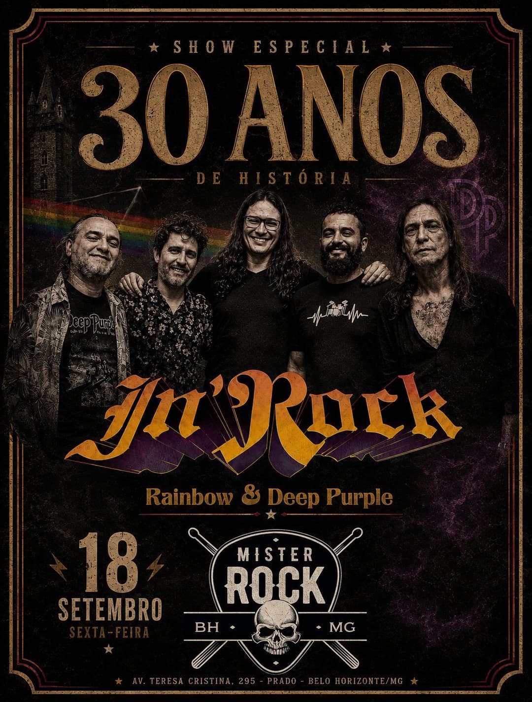 Flyer de In Rock e Vol IV