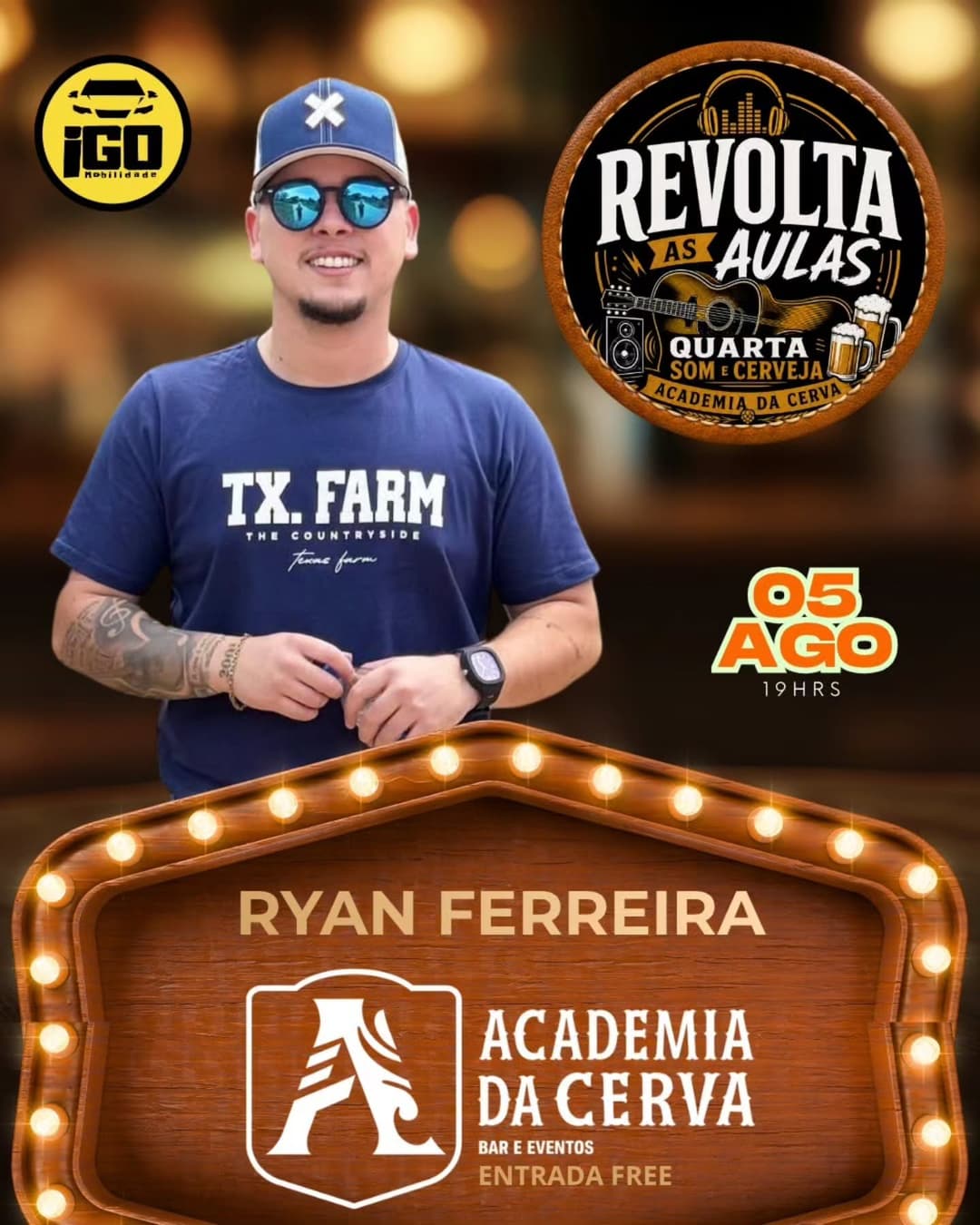 Flyer de Ryan Ferreira