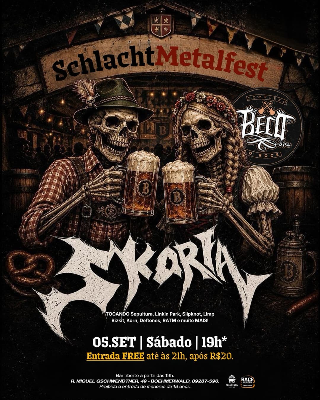 Flyer de skoriaband