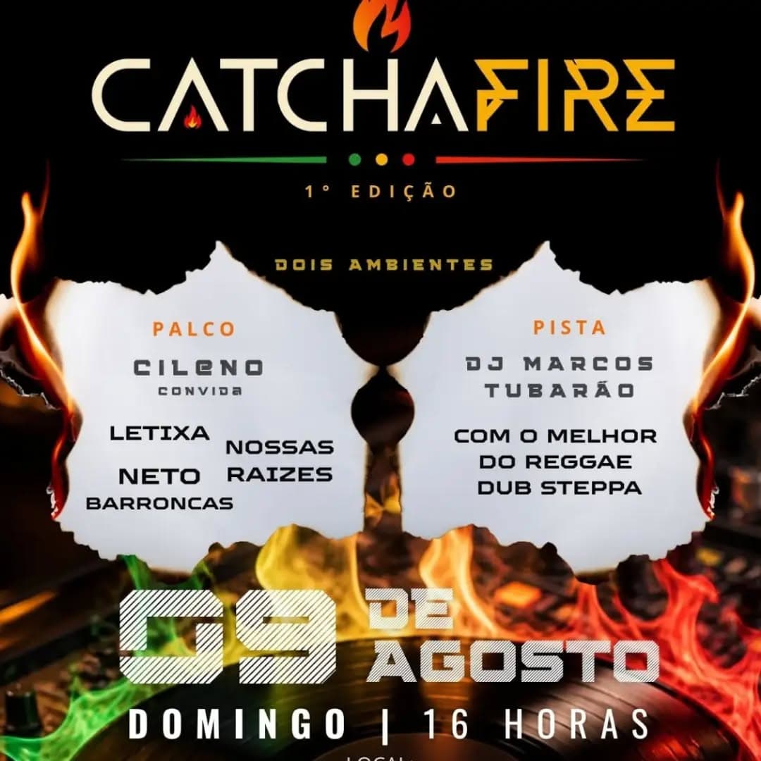 Flyer de Cileno Conceição, Letixa e mais 6 artistas
