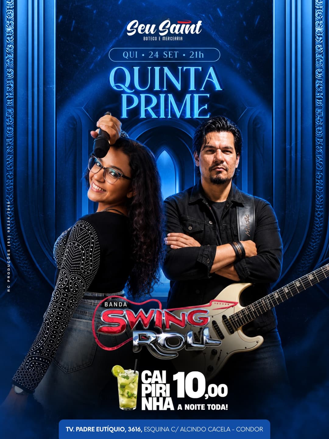 Flyer de Banda Swing Roll