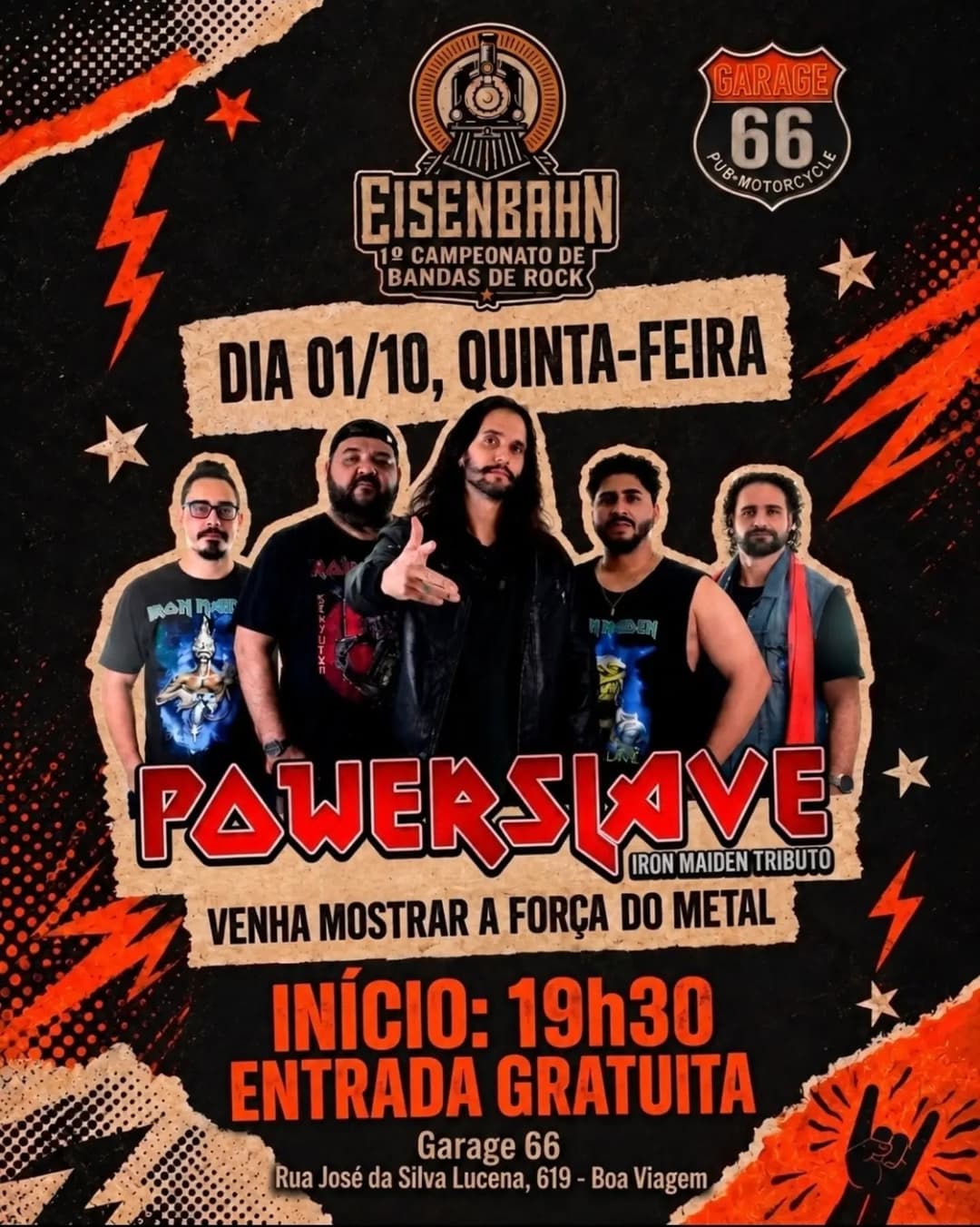 Flyer de Powerslave