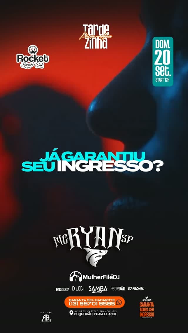 Flyer de MC Ryan SP