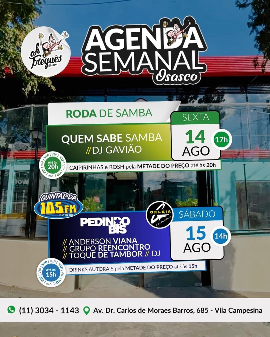Flyer de Quem Sabe Samba