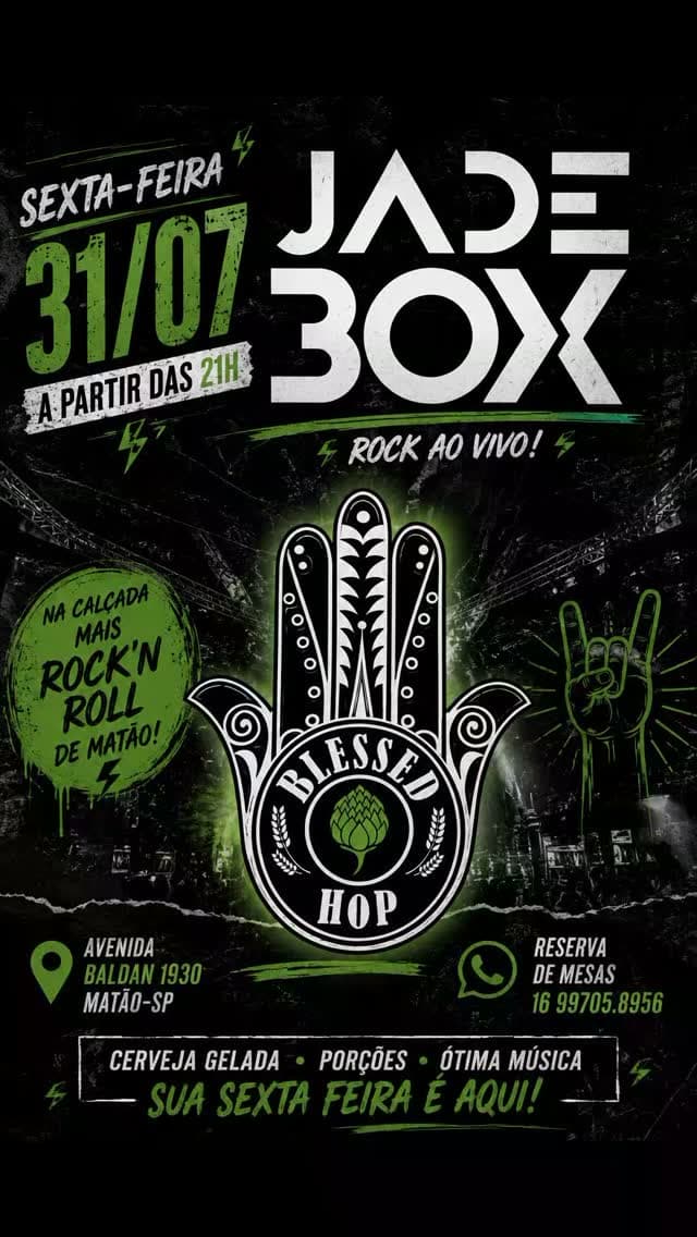 Flyer de Jade Box