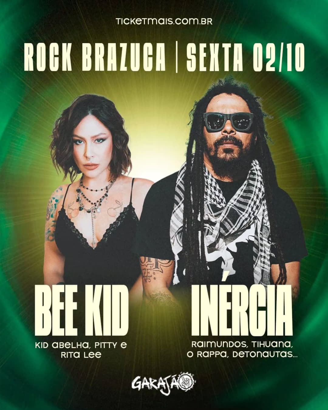 Flyer de Bee Kid e Inércia