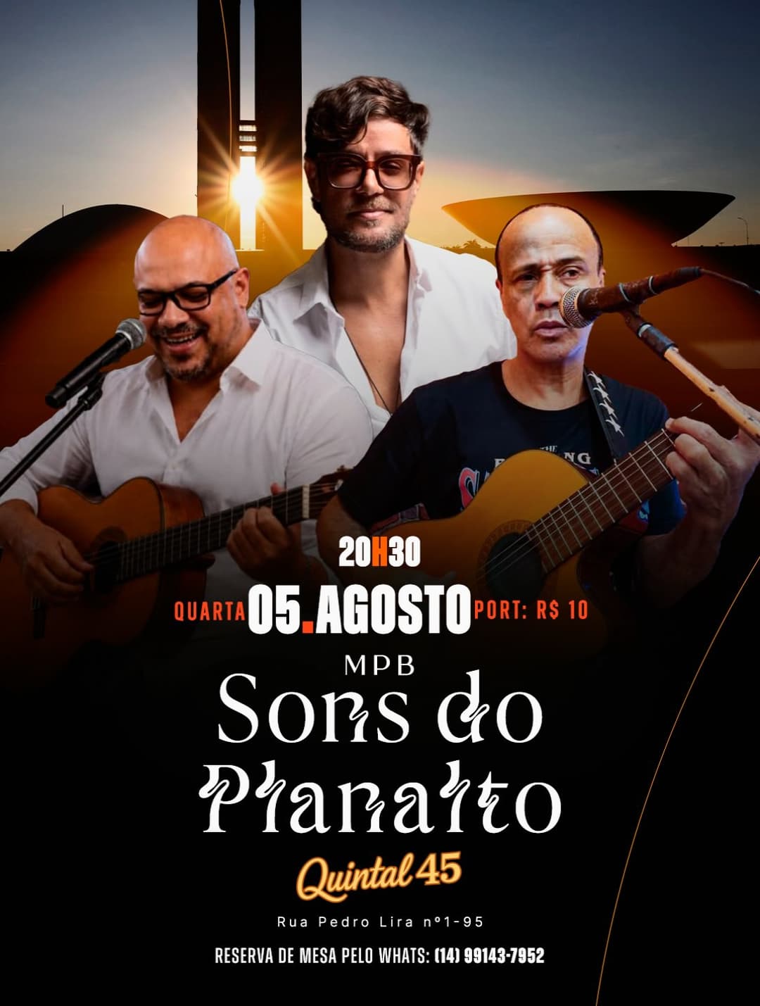 Flyer de Sons do Planalto