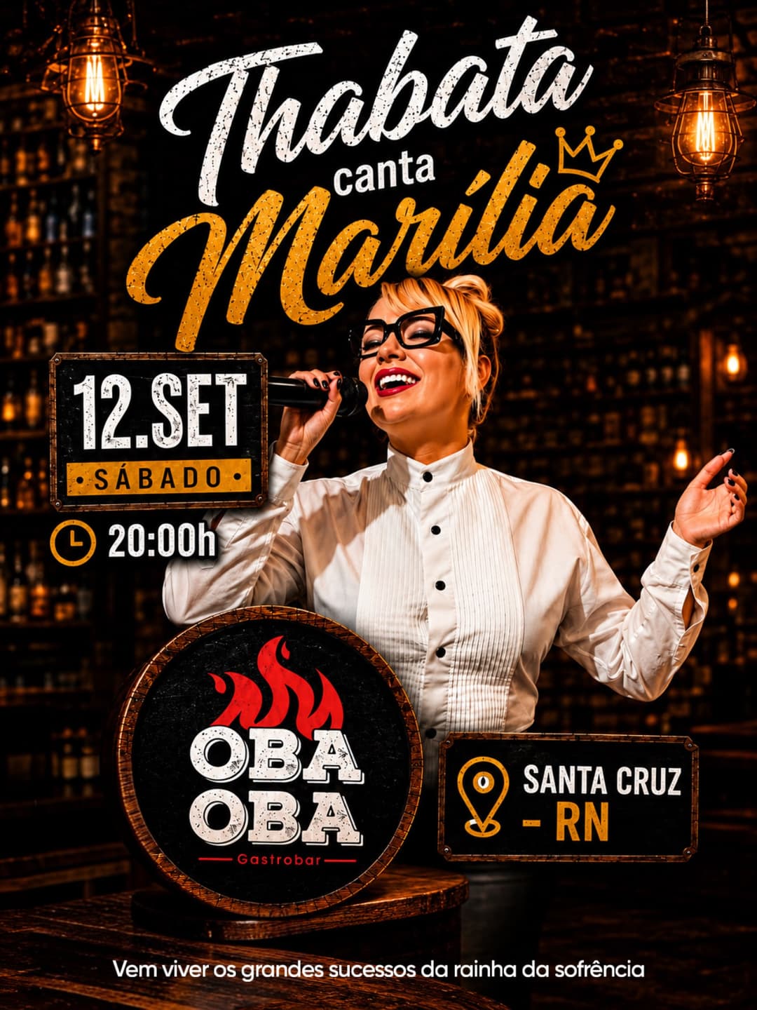 Flyer de Thabata
