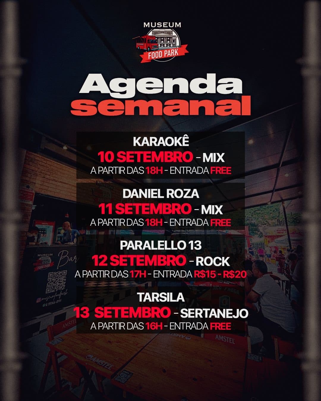 Flyer de Daniel Roza