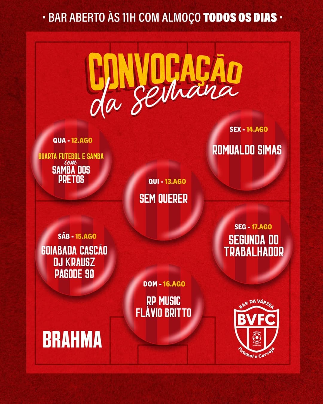 Flyer de DJ Krausz e Pagode 90