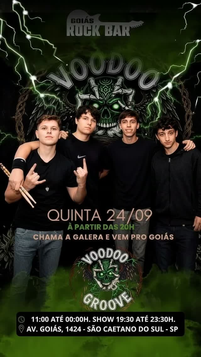 Flyer de Voodoo Groove