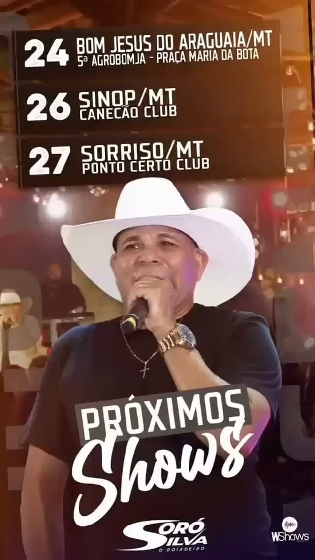 Flyer de Soró Silva