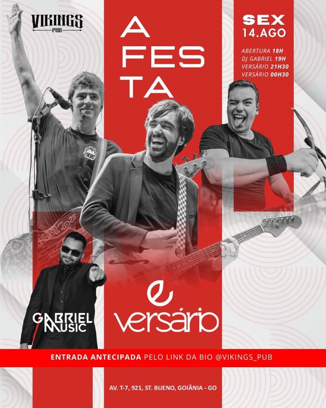 Flyer de Versário
