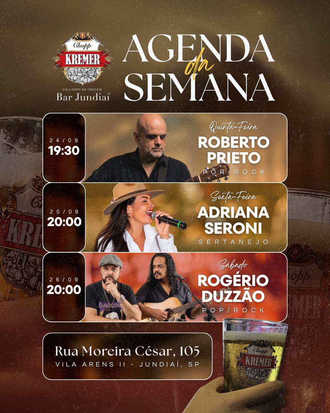Flyer de Roberto Prieto