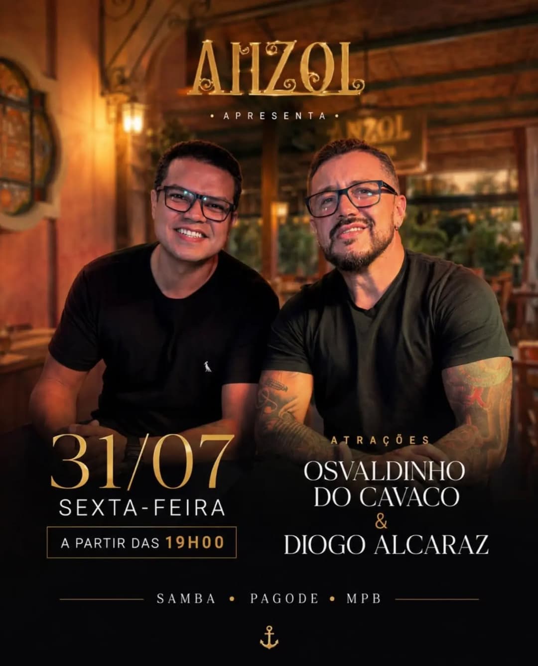 Flyer de Osvaldinho do Cavaco Oficial