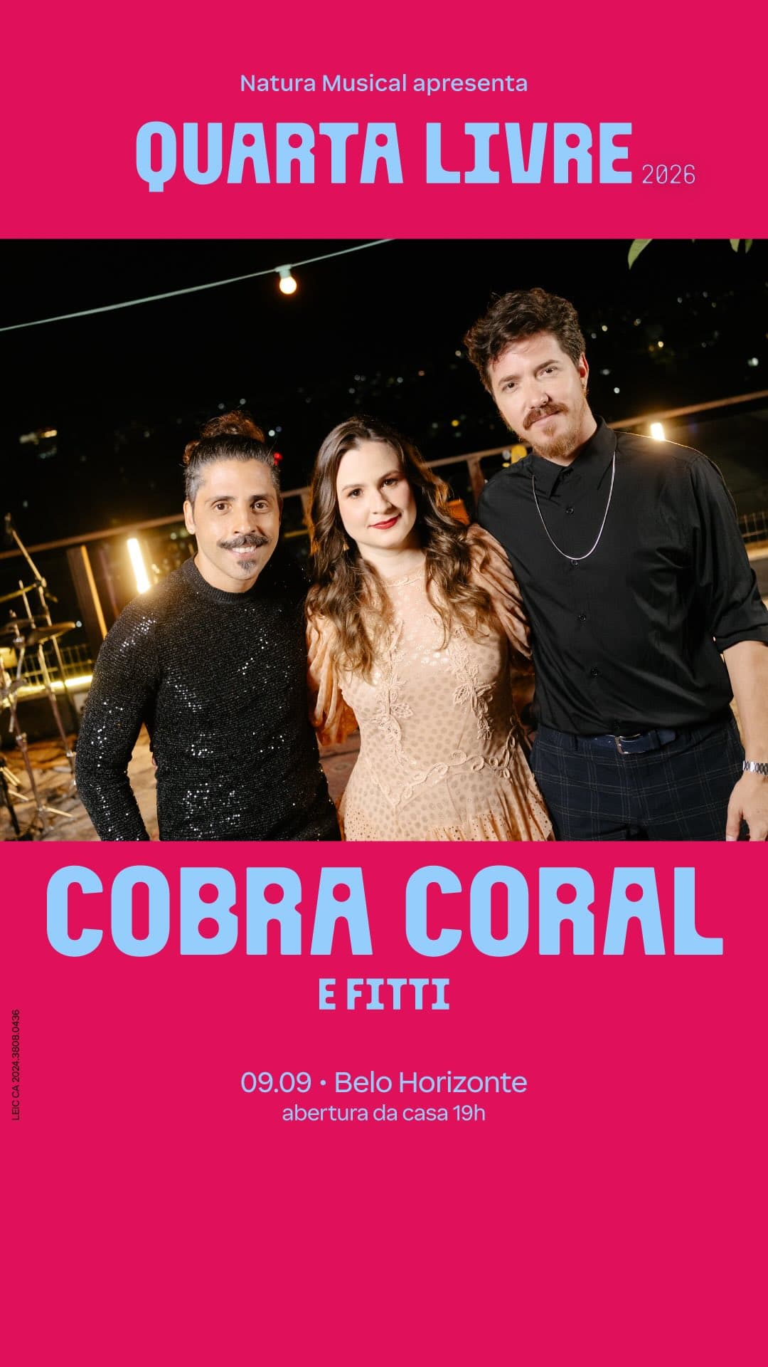 Flyer de Cobra Coral e Fitti