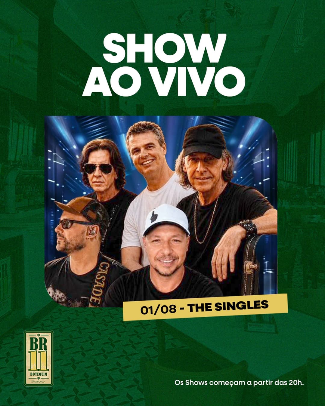 Flyer de The Singles