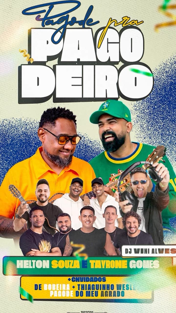 Flyer de Helton Souza & Tayrone Gomes