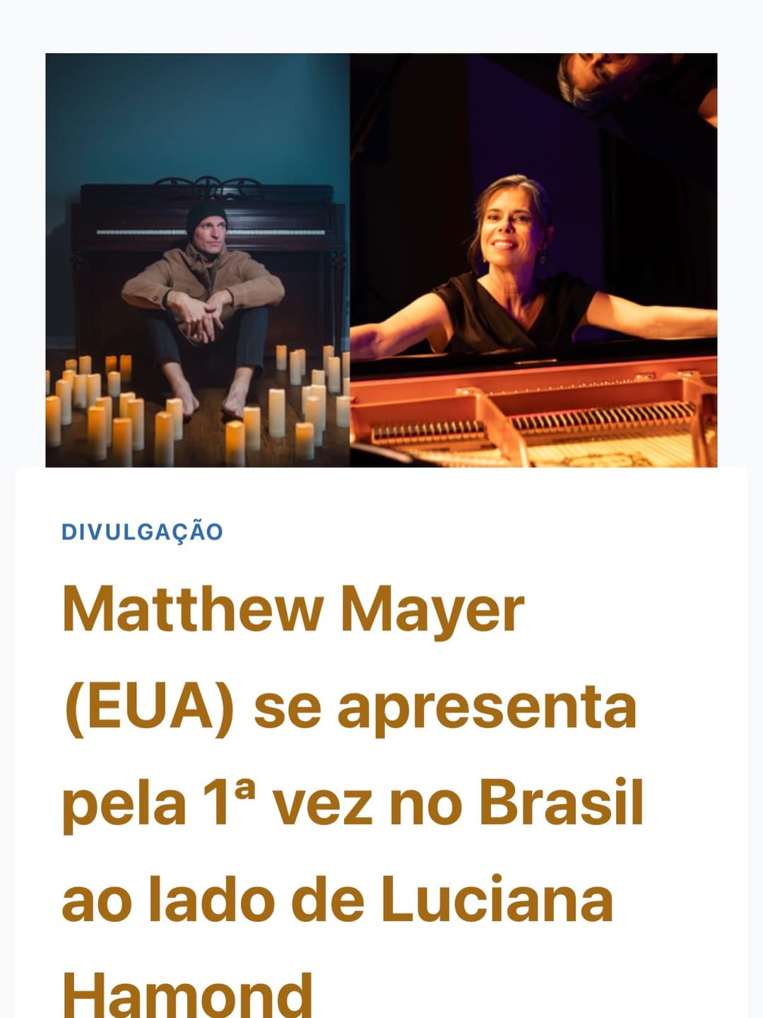 Flyer de Luciana Hamond e Beyond Trust