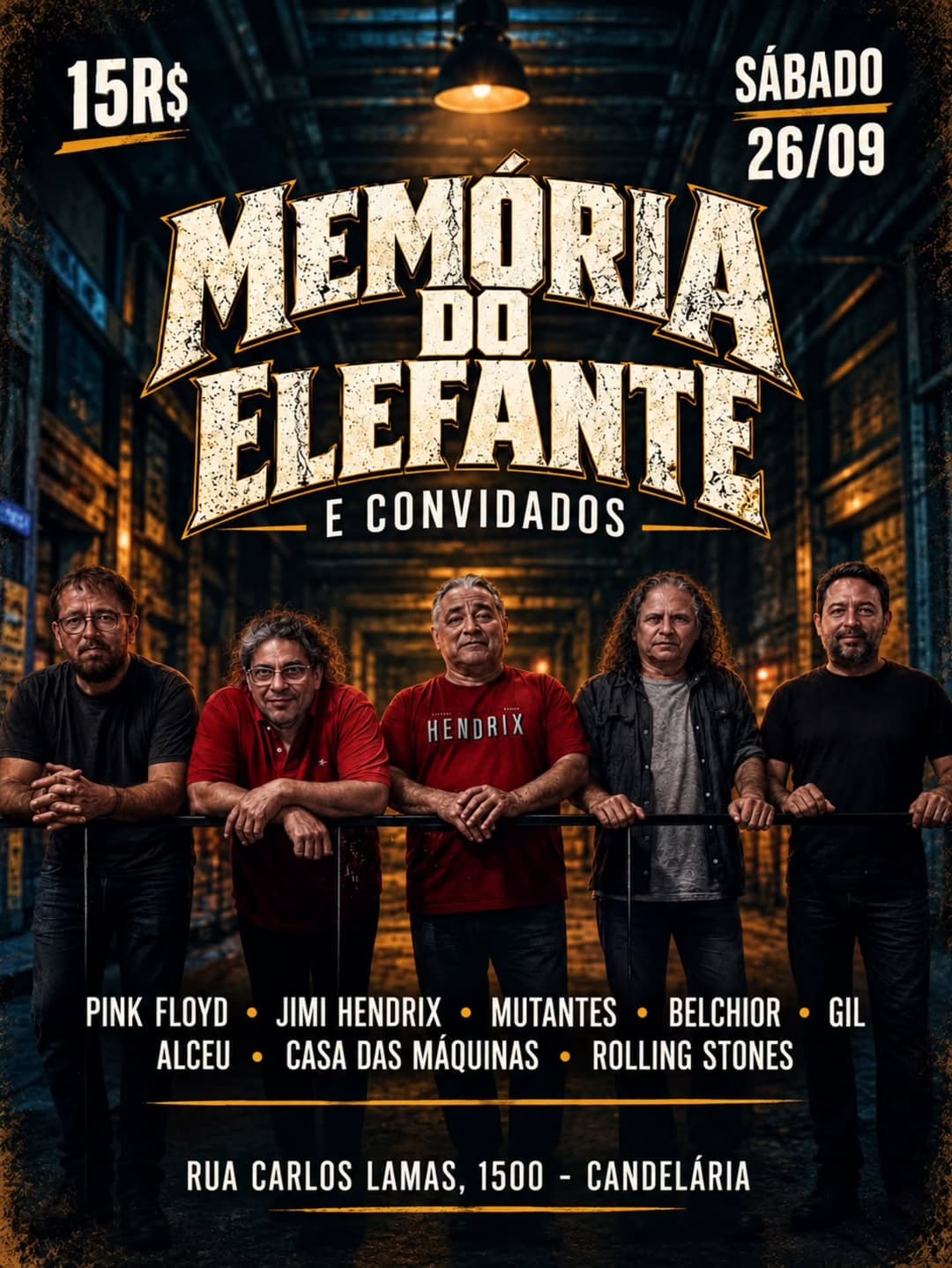 Flyer de Memória do Elefante