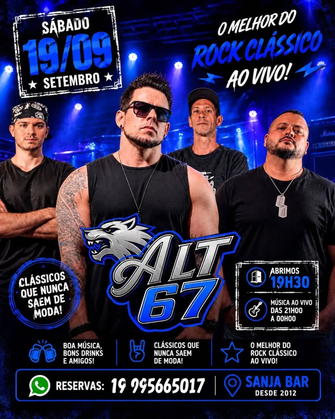 Flyer de Banda ALT 67