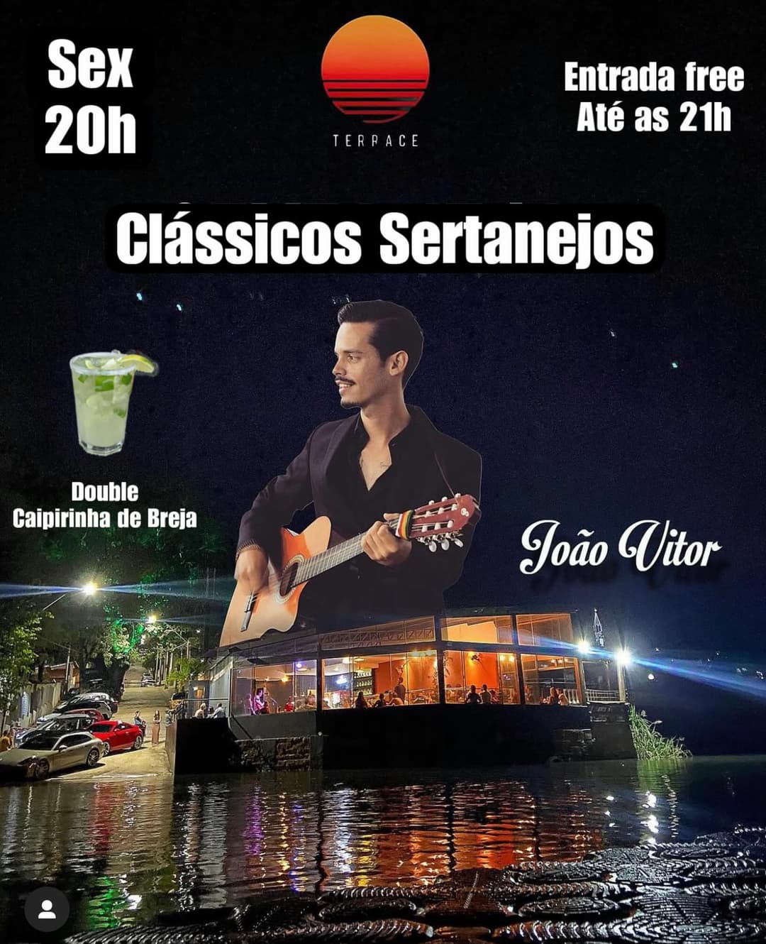 Flyer de João Vitor e os Clássicos Sertanejos