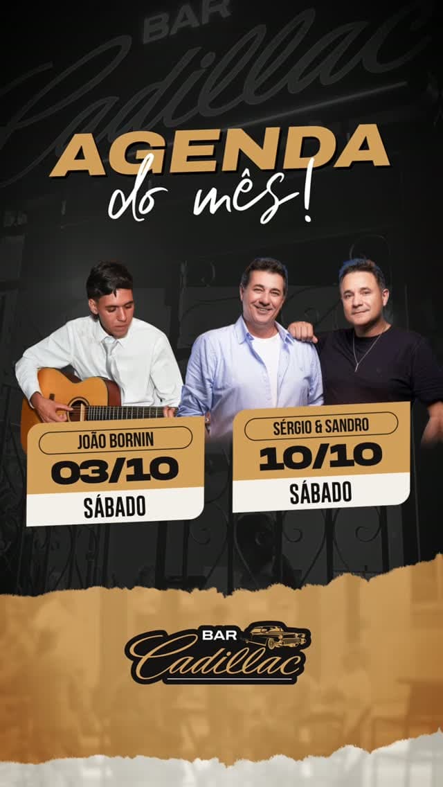 Flyer de Sérgio e Sandro